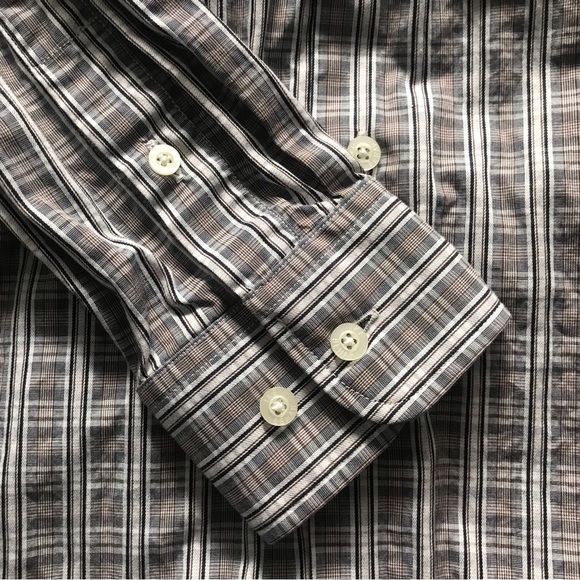 Ike Behar Long Sleeve Dress Shirt (16) - Picture 4 of 7